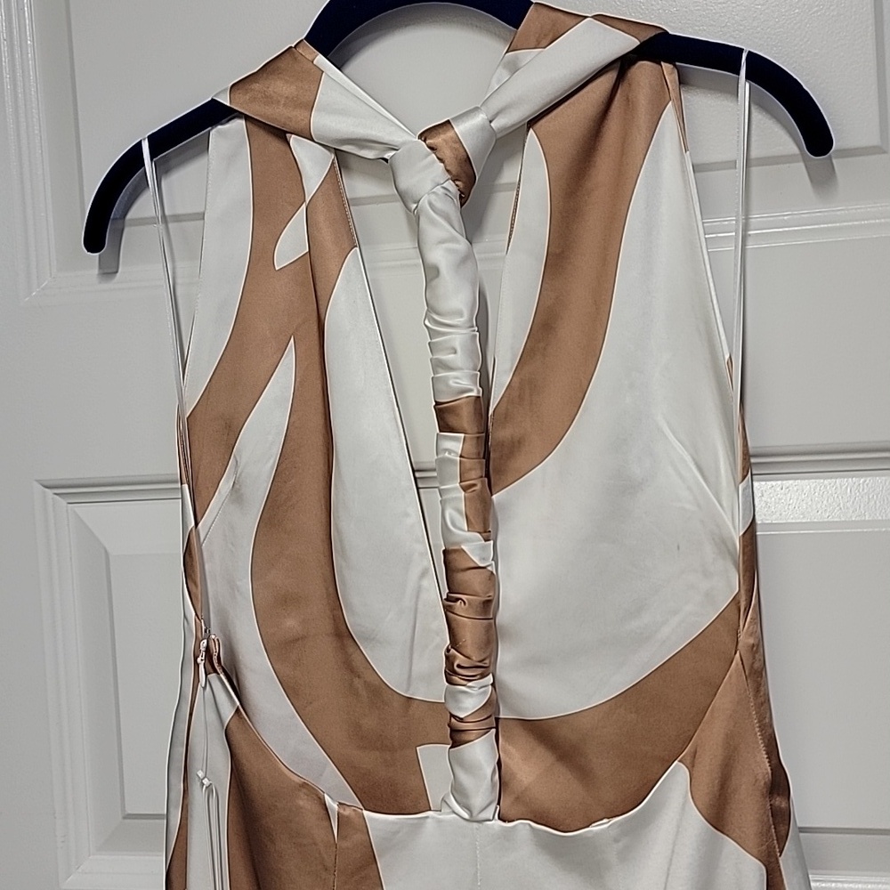 PARKER NIA ABSTRACT SUMMER MAXI DRESS SIZE 4 NWT - Picture 10 of 15